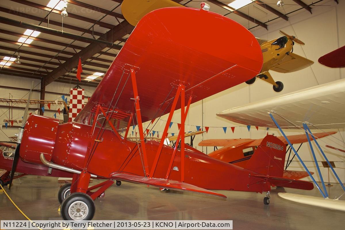 N11224, 1931 Stearman 4-E Junior Speedmail C/N 4026, At Yanks Air Museum , Chino , California