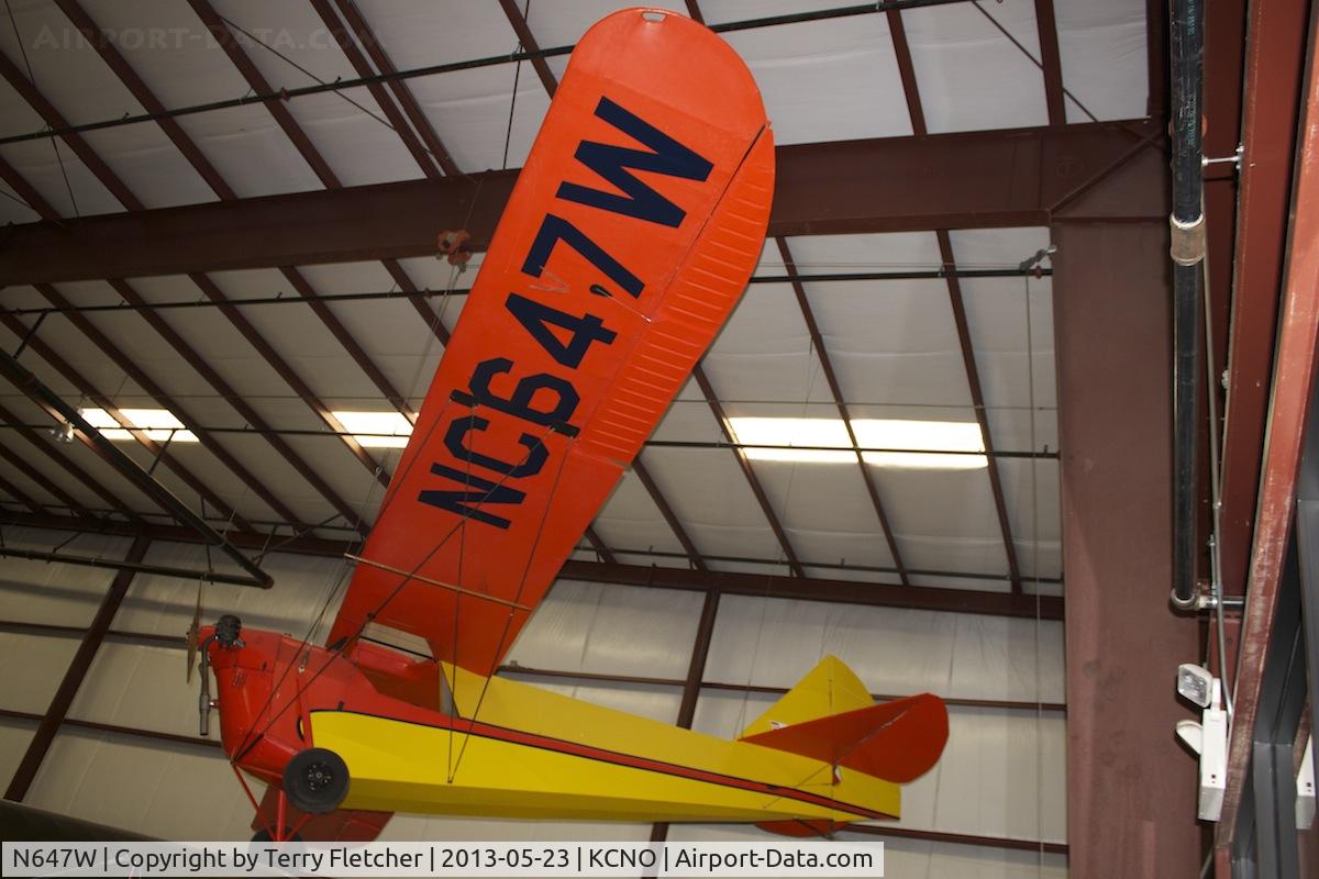 N647W, 1930 Aeronca C-2 C/N 27, At Yanks Air Museum , Chino , California