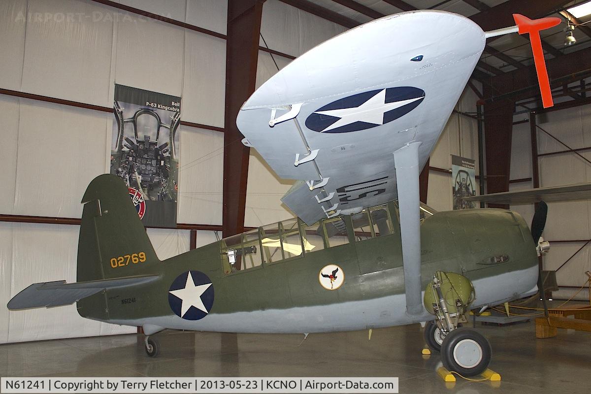 N61241, 1941 Curtiss-Wright O-52 Owl C/N 14302, At Yanks Air Museum , Chino , California