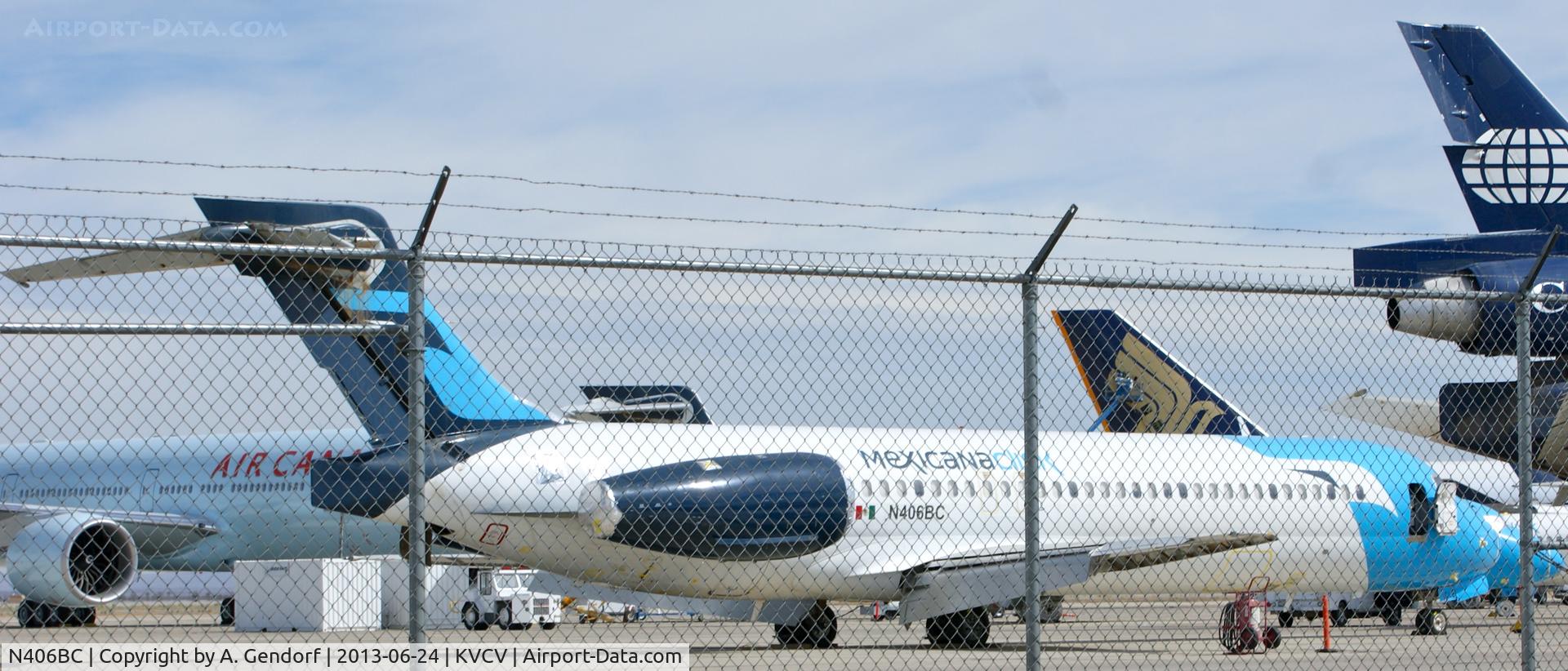 N406BC, 2004 Boeing 717-200 C/N 55178, Mexicana Click, formally registred as XA-CLE is stored at Victorville(KVCV)