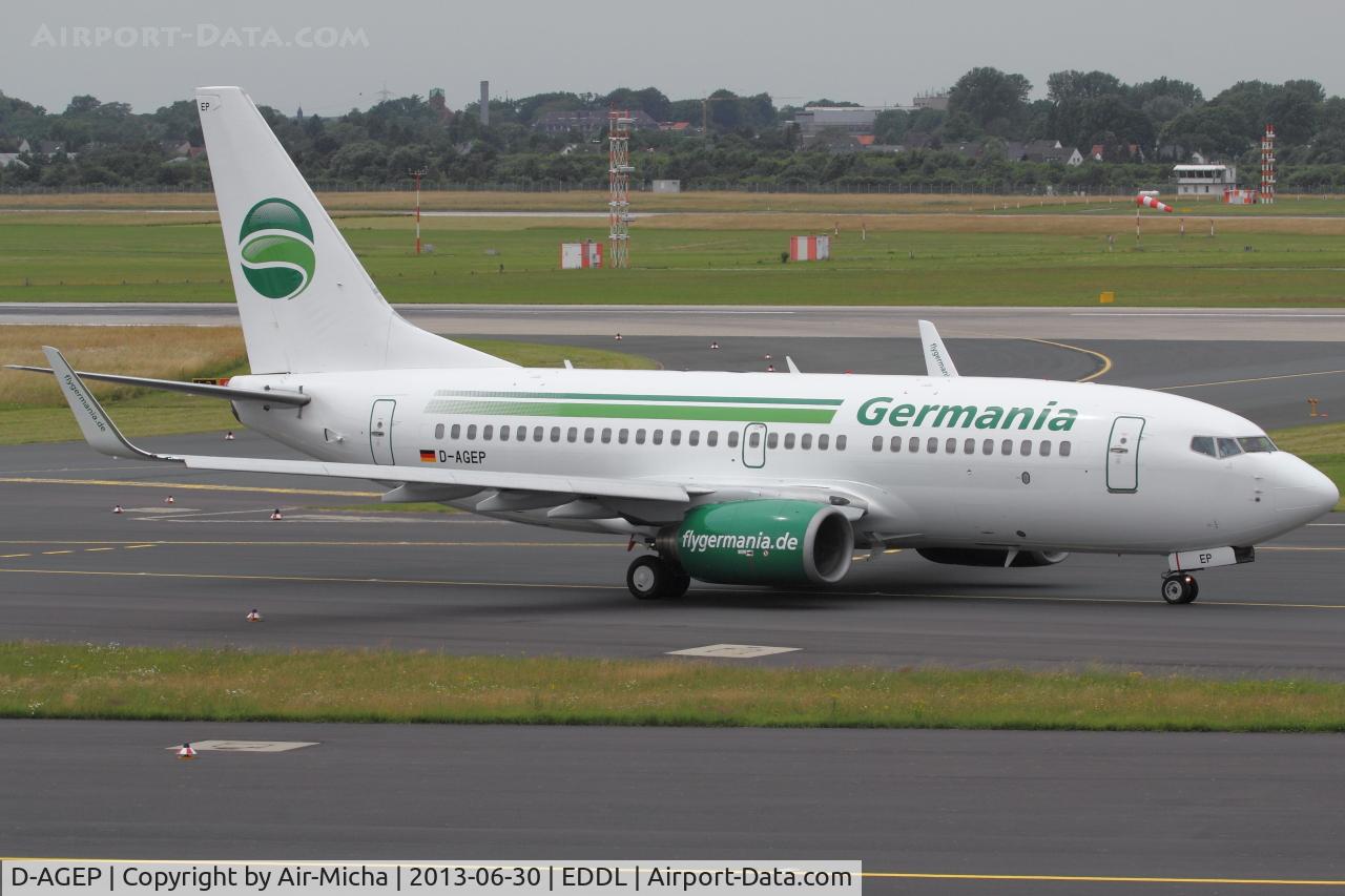 D-AGEP, 1998 Boeing 737-75B C/N 28102, Germania