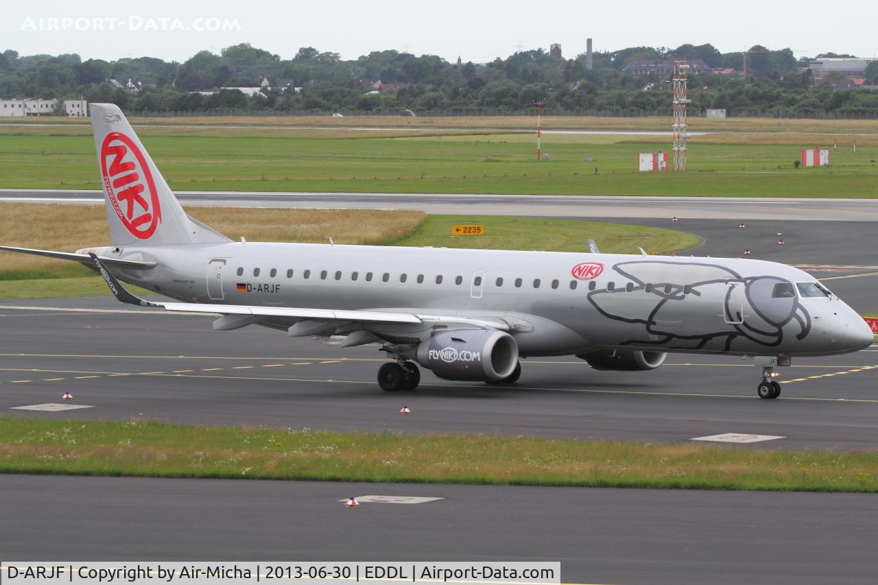 D-ARJF, 2011 Embraer 190LR (ERJ-190-100LR) C/N 19000420, Air Berlin