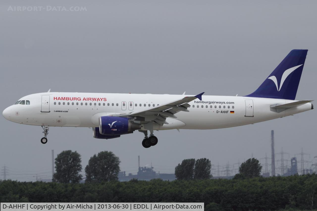D-AHHF, 1998 Airbus A320-214 C/N 888, Hamburg Airways