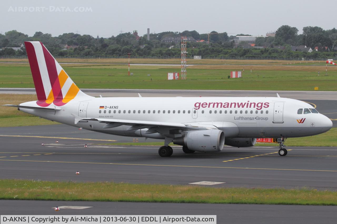 D-AKNS, 2000 Airbus A319-112 C/N 1277, Germanwings