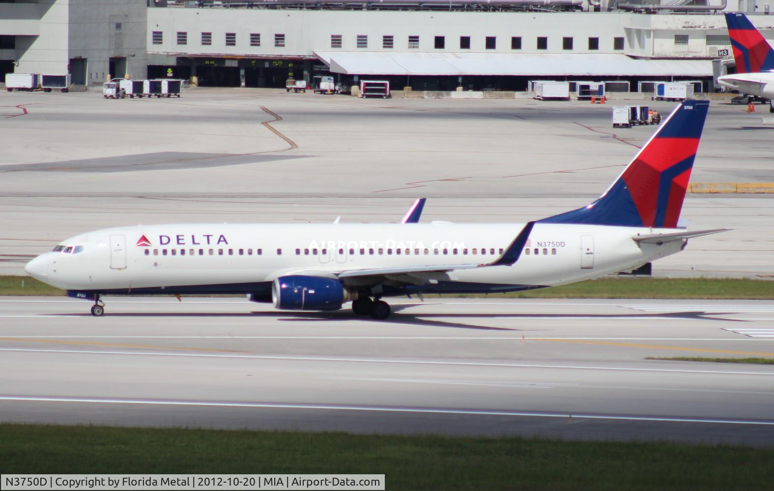 N3750D, 2001 Boeing 737-832 C/N 32375, Delta 737-800