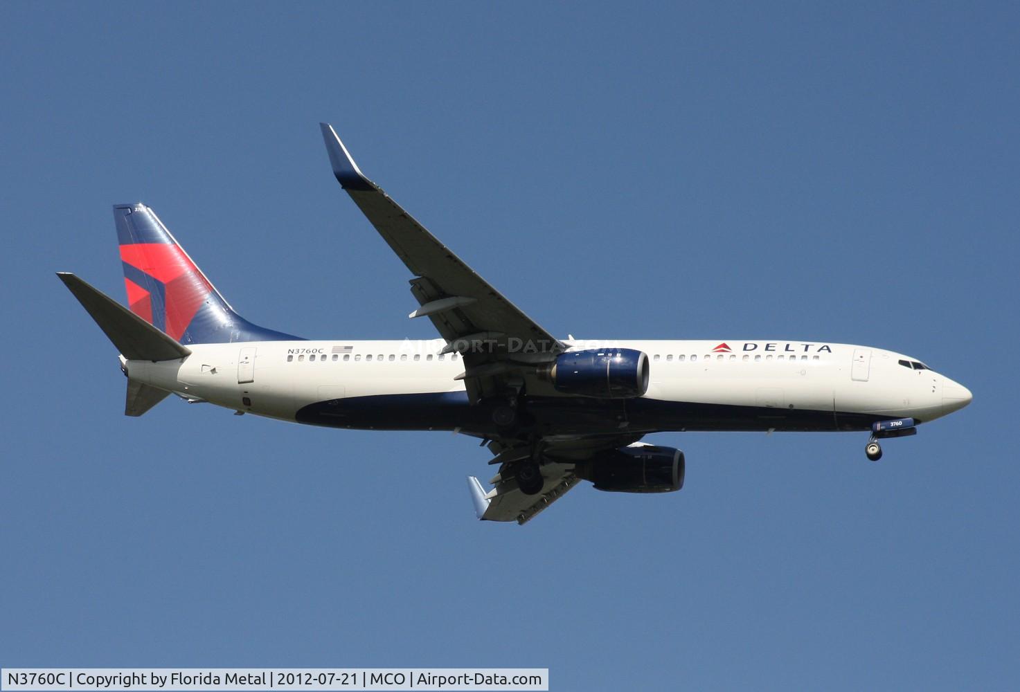 N3760C, 2001 Boeing 737-832 C/N 30816, Delta 737-800