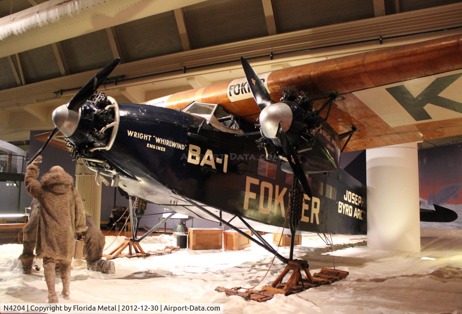 N4204, Fokker F-VII (TRI-MOTOR) C/N 5208, Fokker F-VII at Henry Ford Museum