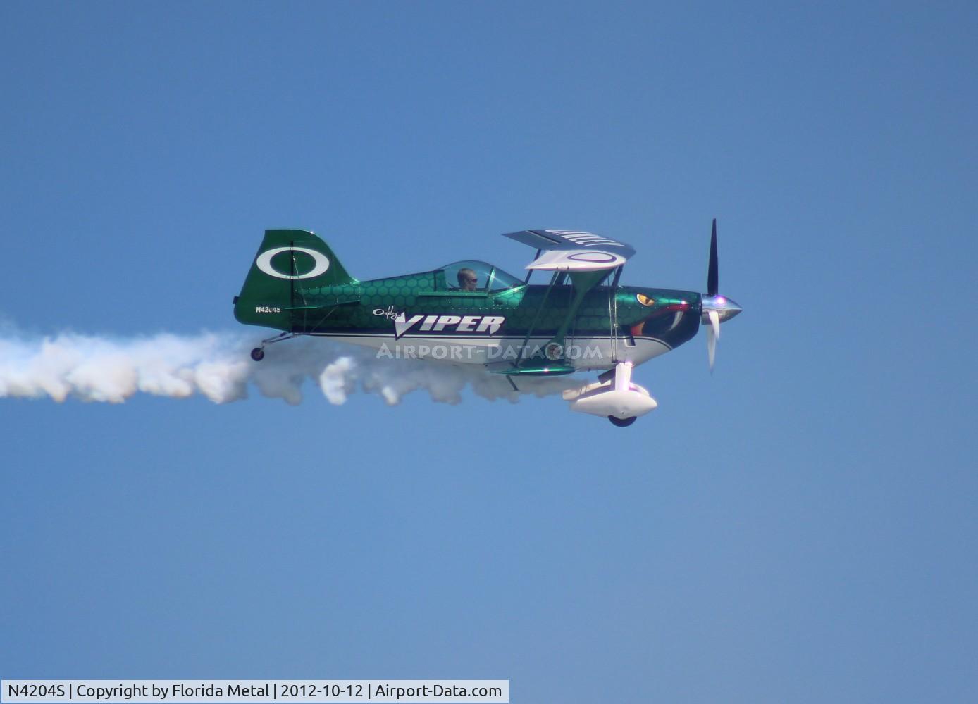 N4204S, 1981 Pitts S-1S Special C/N 025, Pitts S2S over Daytona Beach