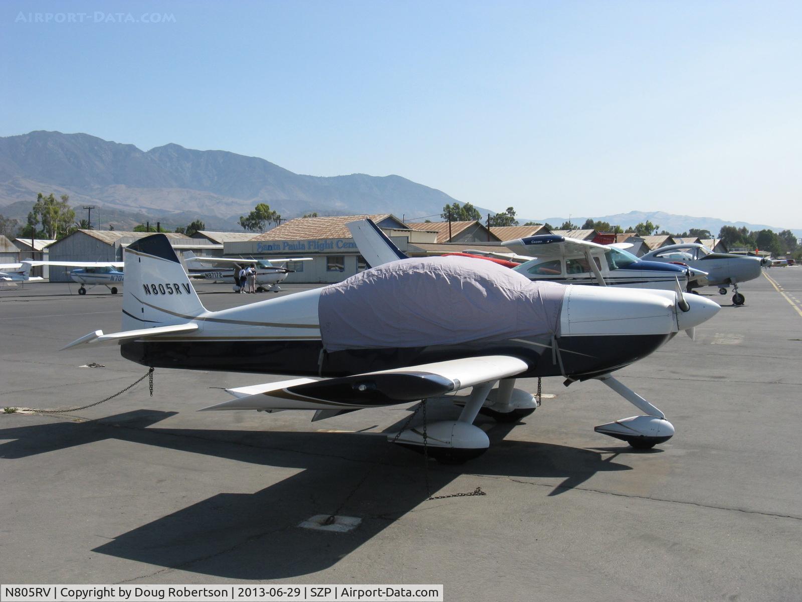 N805RV, 2007 Vans RV-6A C/N 25686, 2007 Dierenfield VAN's RV-6A, Lycoming IO-390-X 210 Hp