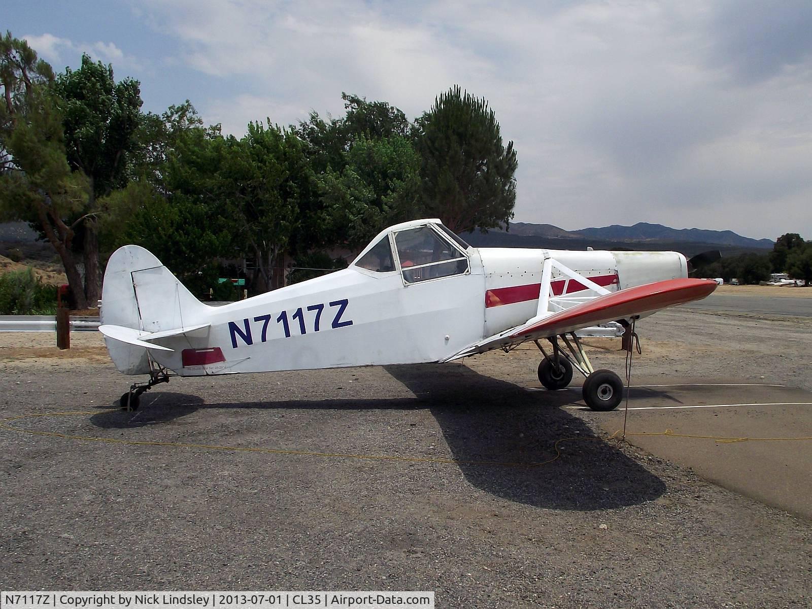 N7117Z, 1964 Piper PA-25-235 C/N 25-2914, Piper Pawnee PA 25 at Warner Springs, California.  Used as glider tug.