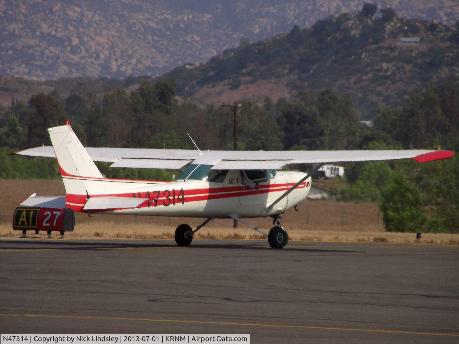 N47314, 1979 Cessna 152 C/N 15283212, Cessna 152 Ramona Airport California