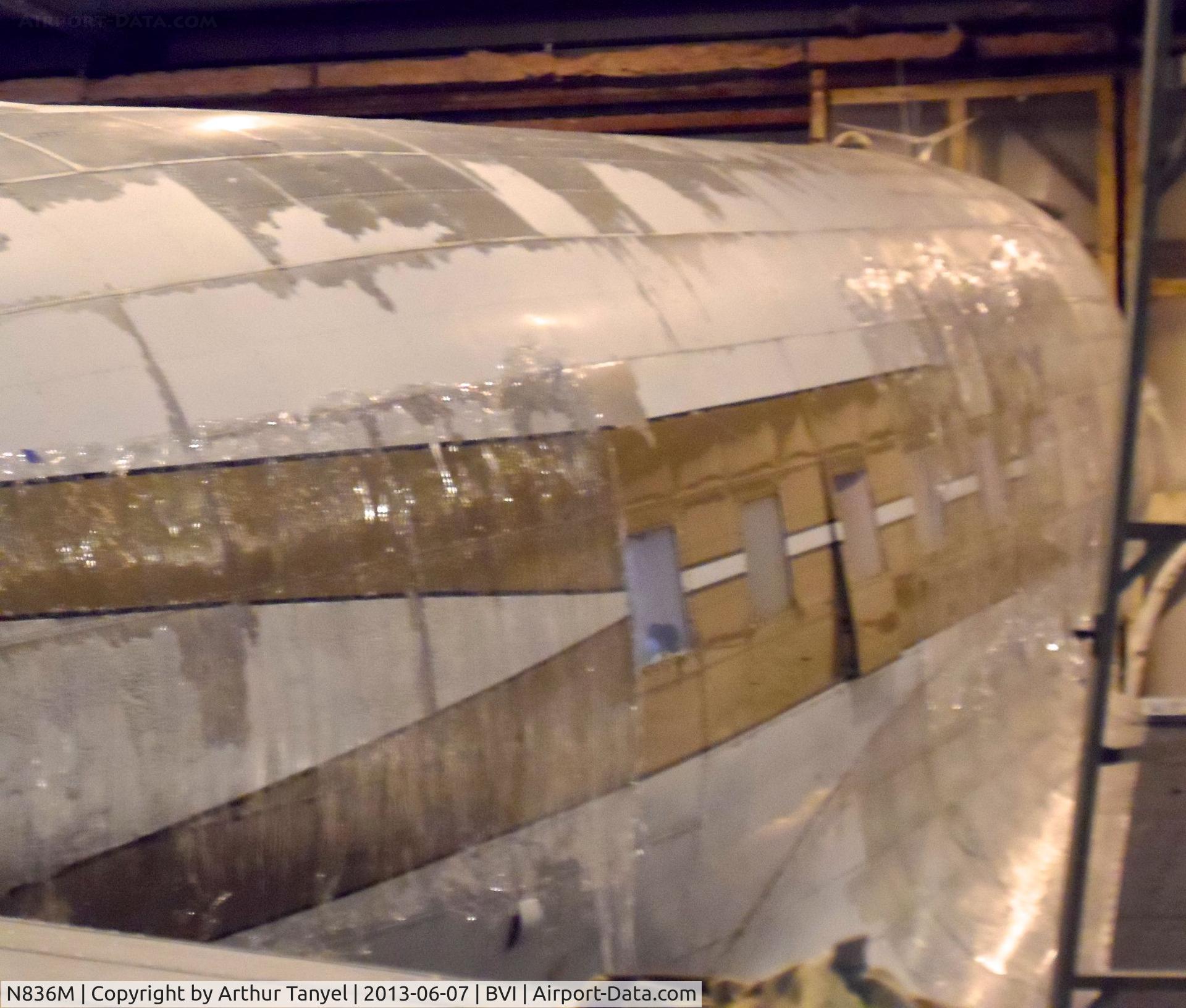 N836M, 1943 Douglas C-47B Skytrain C/N 25977, Being restored in Beaver Falls Air Haretage Museum