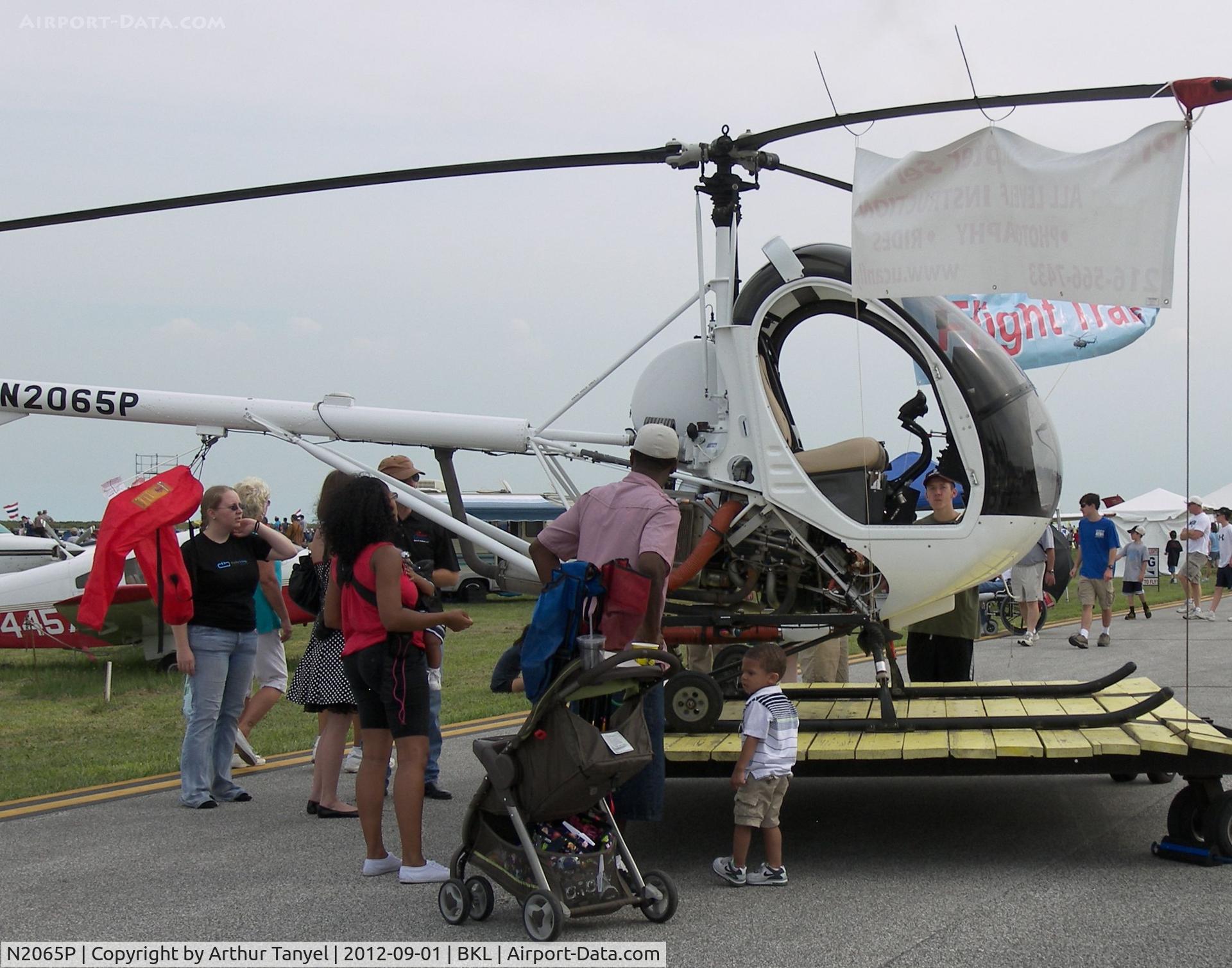 N2065P, 2002 Schweizer 269C-1 C/N 0140, On display 2012 Cleveland International Air Show