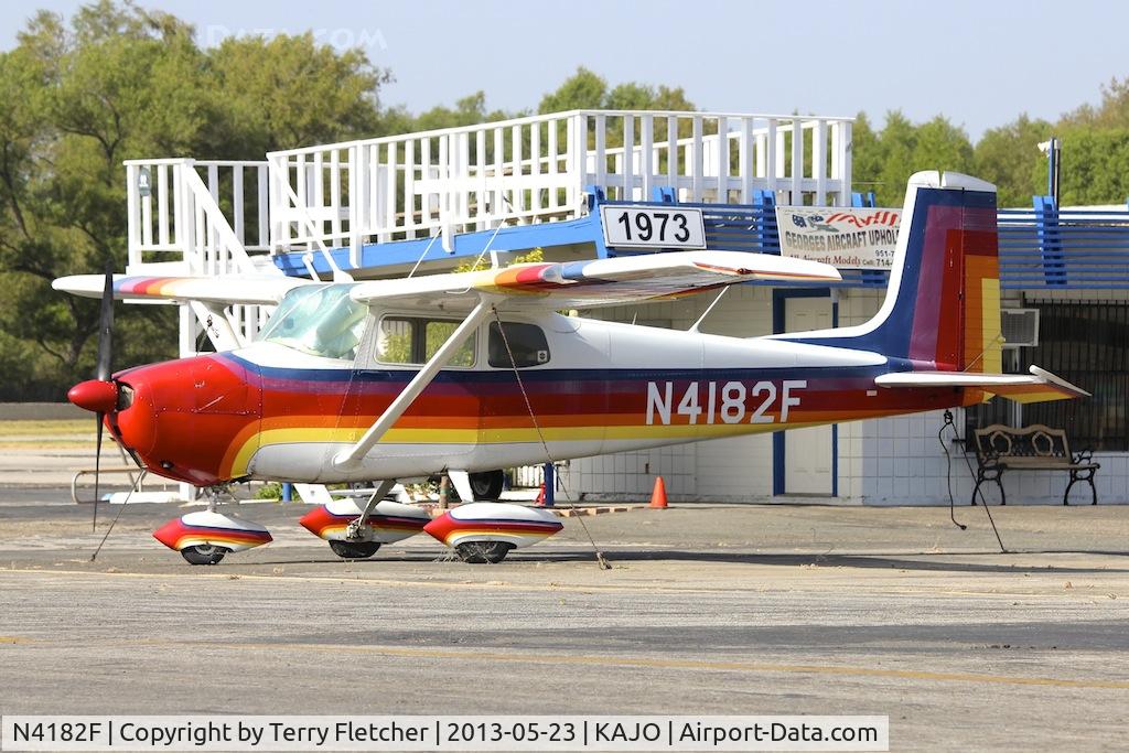 N4182F, 1958 Cessna 172 C/N 46082, At Corona Municipal , California