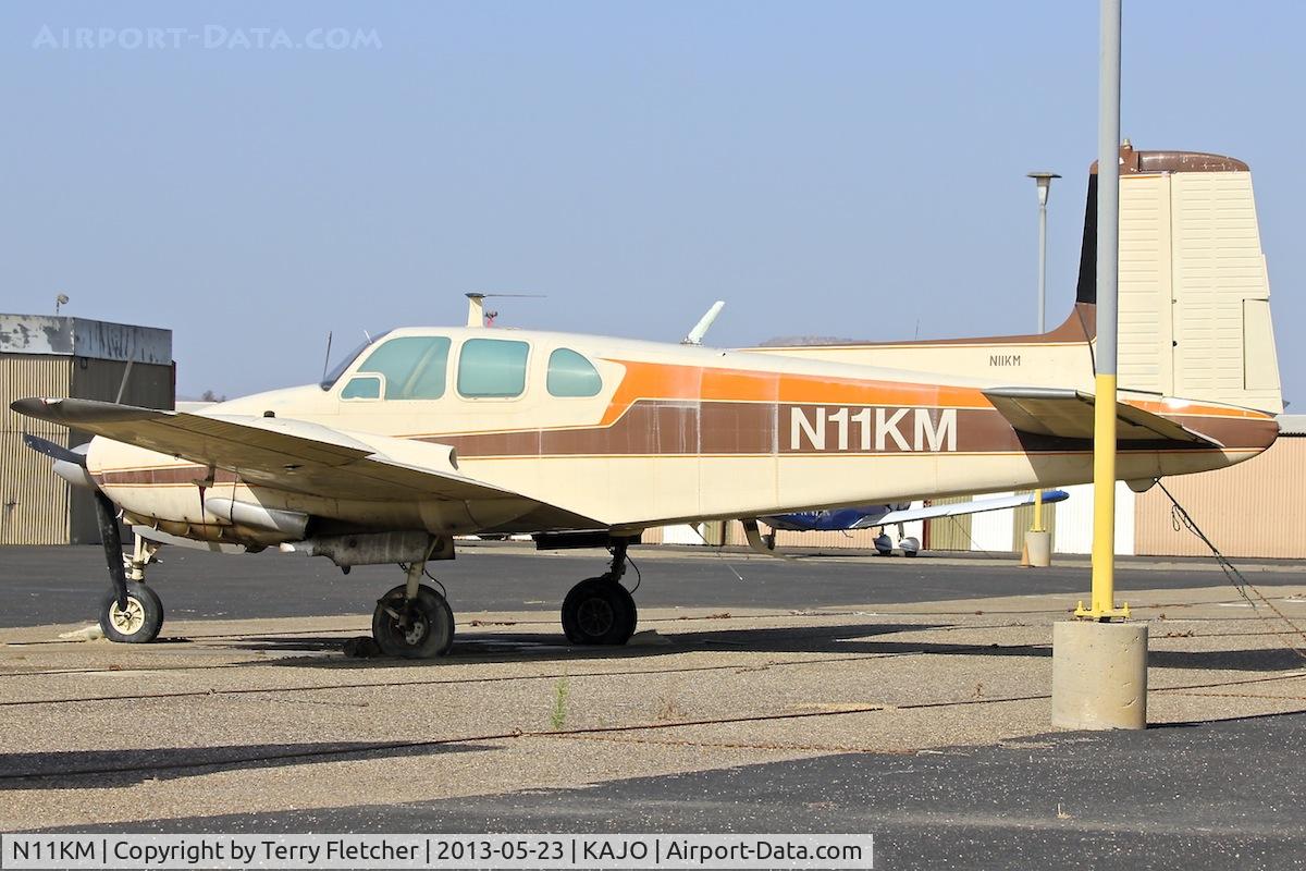 N11KM, 1960 Beech H50 C/N HH-127, At Corona Municipal , California
