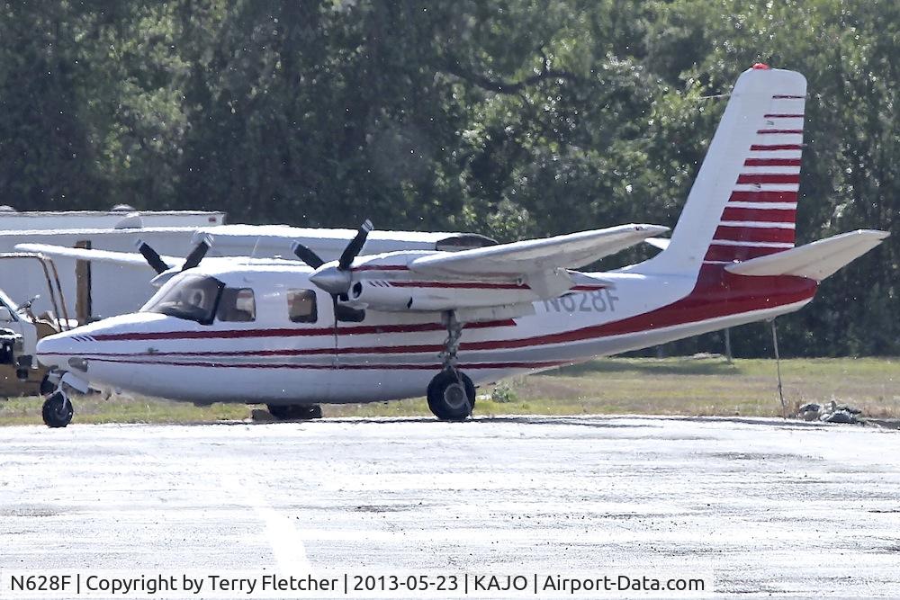 N628F, Aero Commander 680-F C/N 680F-1161-85, At Corona Municipal , California