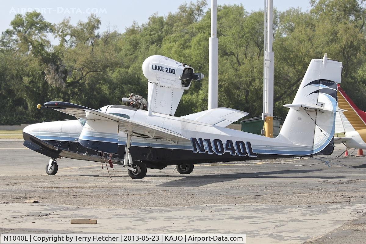 N1040L, 1974 Lake LA-4-200 Buccaneer C/N 633, At Corona Municipal , California