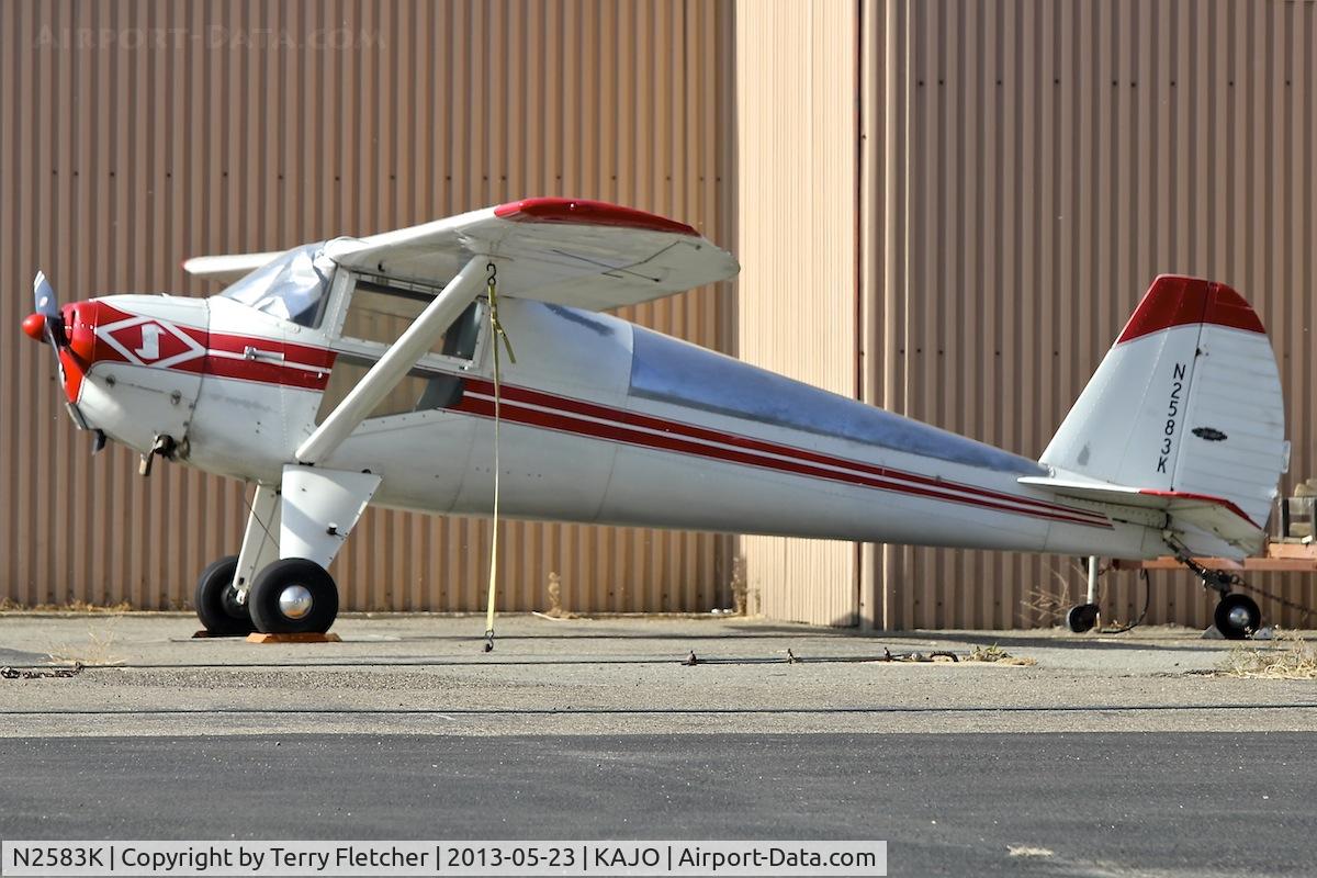 N2583K, 1947 Luscombe 8A C/N 5693, At Corona Municipal , California