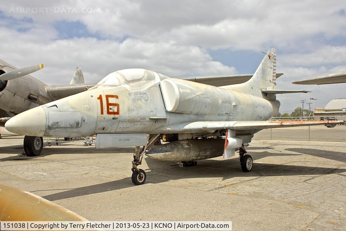 151038, Douglas A-4E Skyhawk C/N 13208, At Yanks Air Museum , Chino