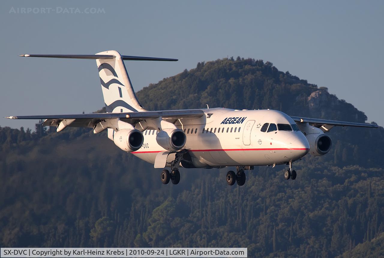 SX-DVC, 1999 British Aerospace Avro 146-RJ100 C/N E3358, Aegean Airlines