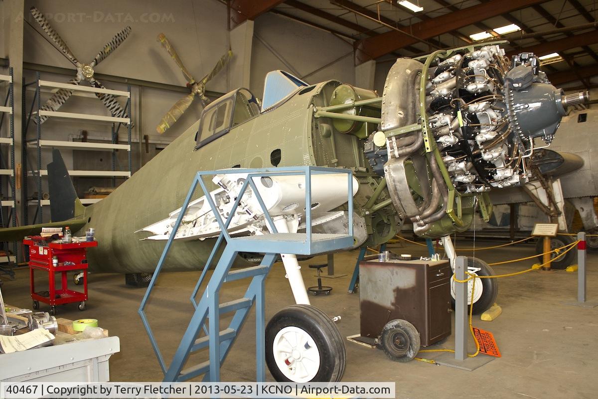 40467, Grumman F6F-3 Hellcat C/N A-1733, At Yanks Air Museum , Chino