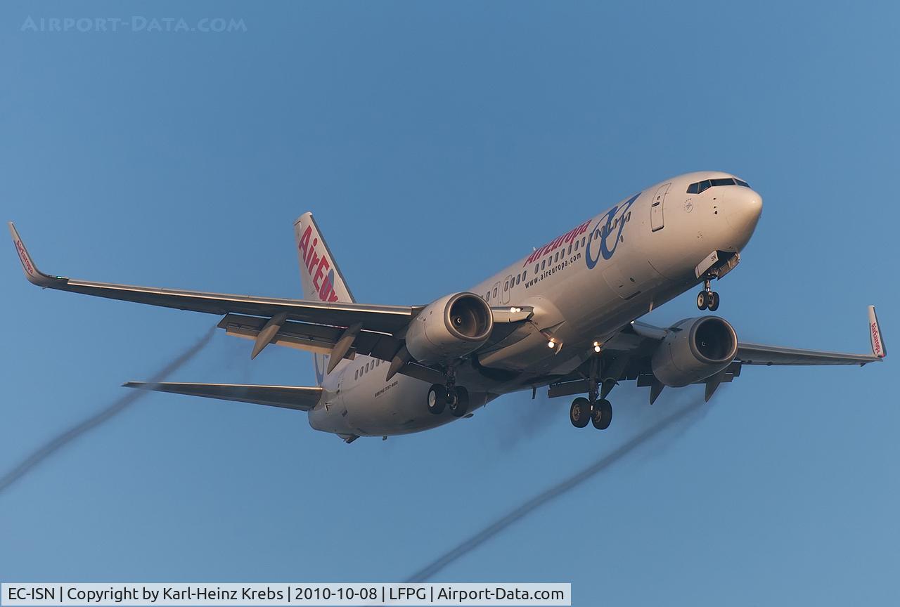 EC-ISN, 2002 Boeing 737-86Q C/N 30291, Air Europa