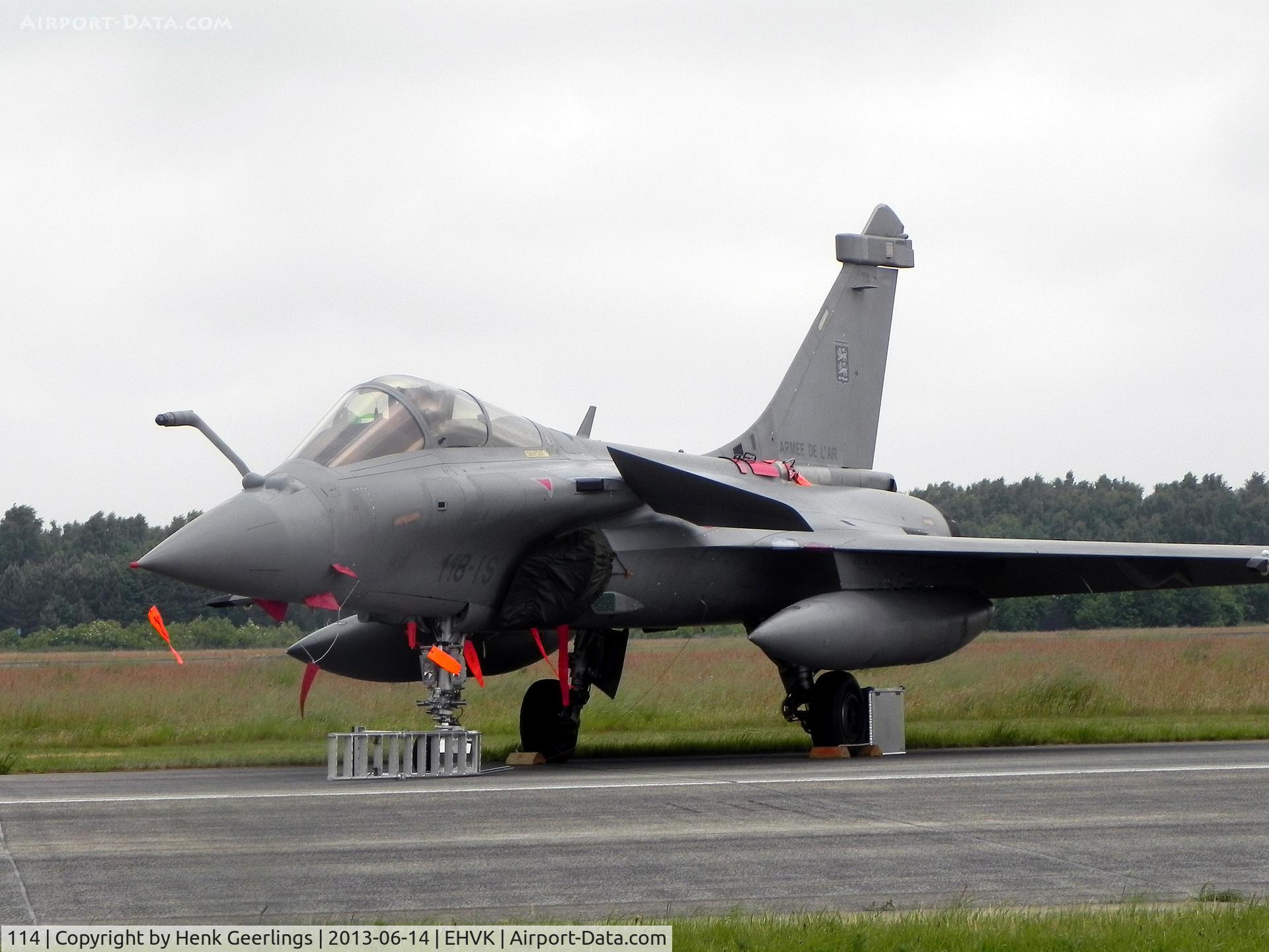 114, Dassault Rafale C C/N 114, Airforcedays , 14/15 June  2013 at Volkel AFB; Rafale , French AF 