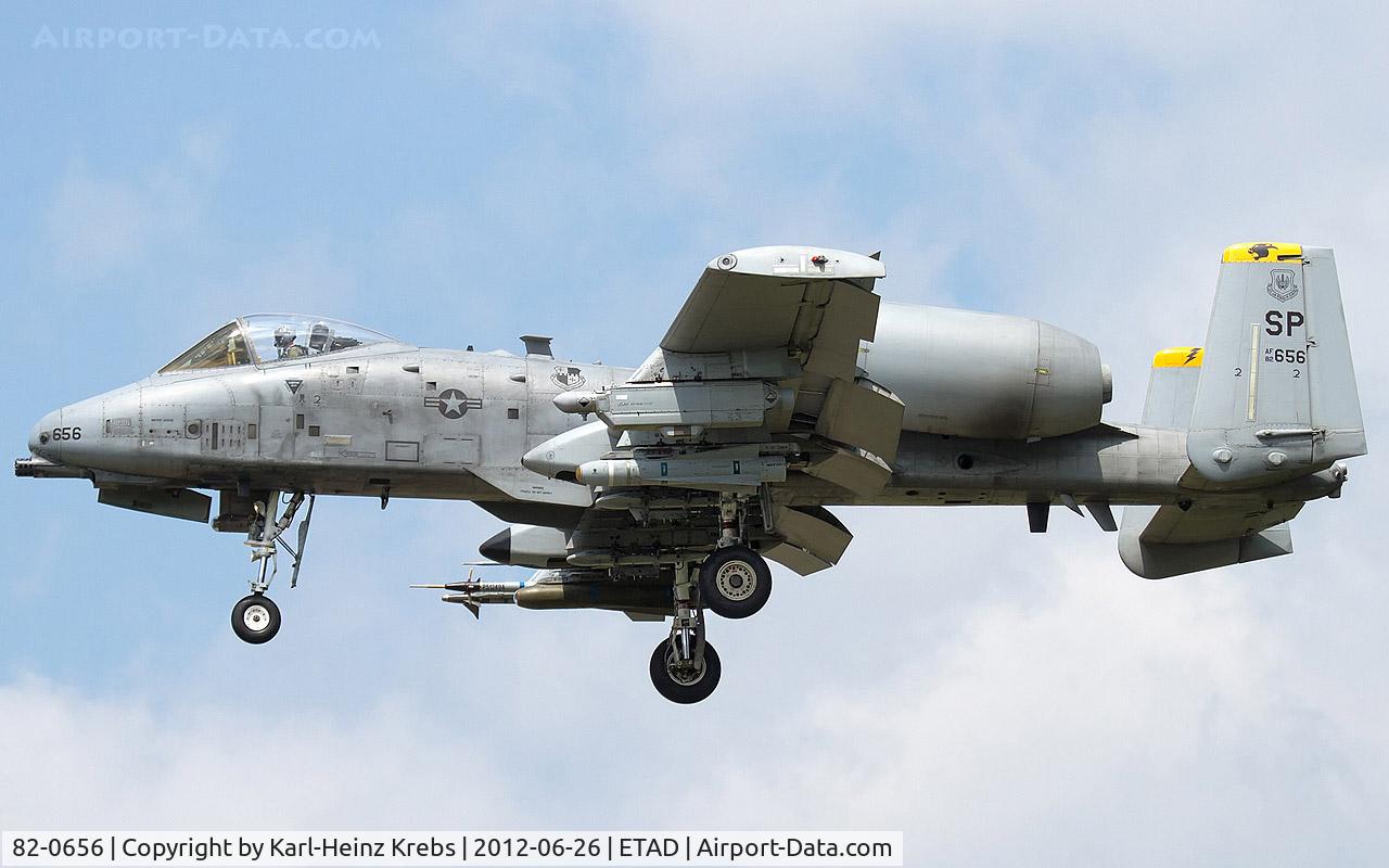 82-0656, 1982 Fairchild Republic A-10C Thunderbolt II C/N A10-0704, US Air Force
