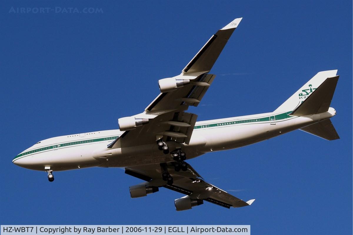 HZ-WBT7, 1992 Boeing 747-4J6 C/N 25880, Boeing 747-4J6 [25880] (Kingdom Holding Co) Home~G 29/11/2006
