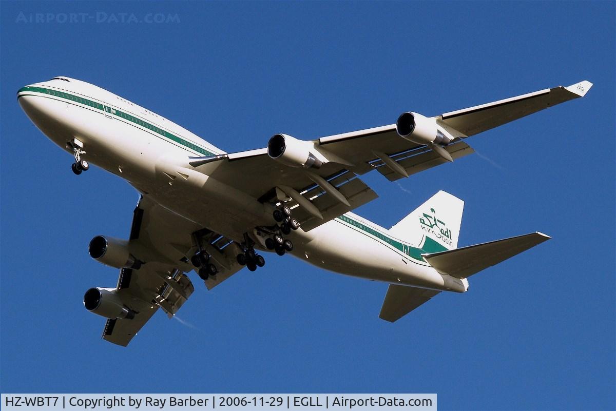 HZ-WBT7, 1992 Boeing 747-4J6 C/N 25880, Boeing 747-4J6 [25880] (Kingdom Holding Co) Home~G 29/11/2006
