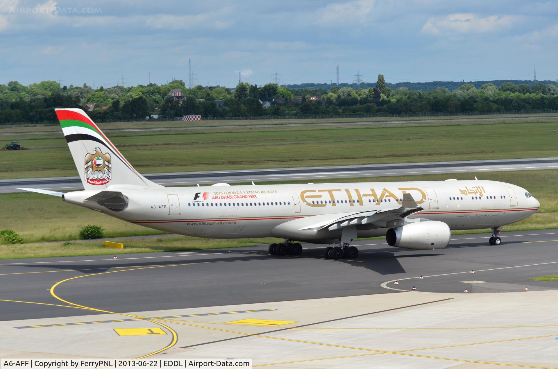A6-AFF, 2011 Airbus A330-343X C/N 1245, Etihad A333 taxying for departure
