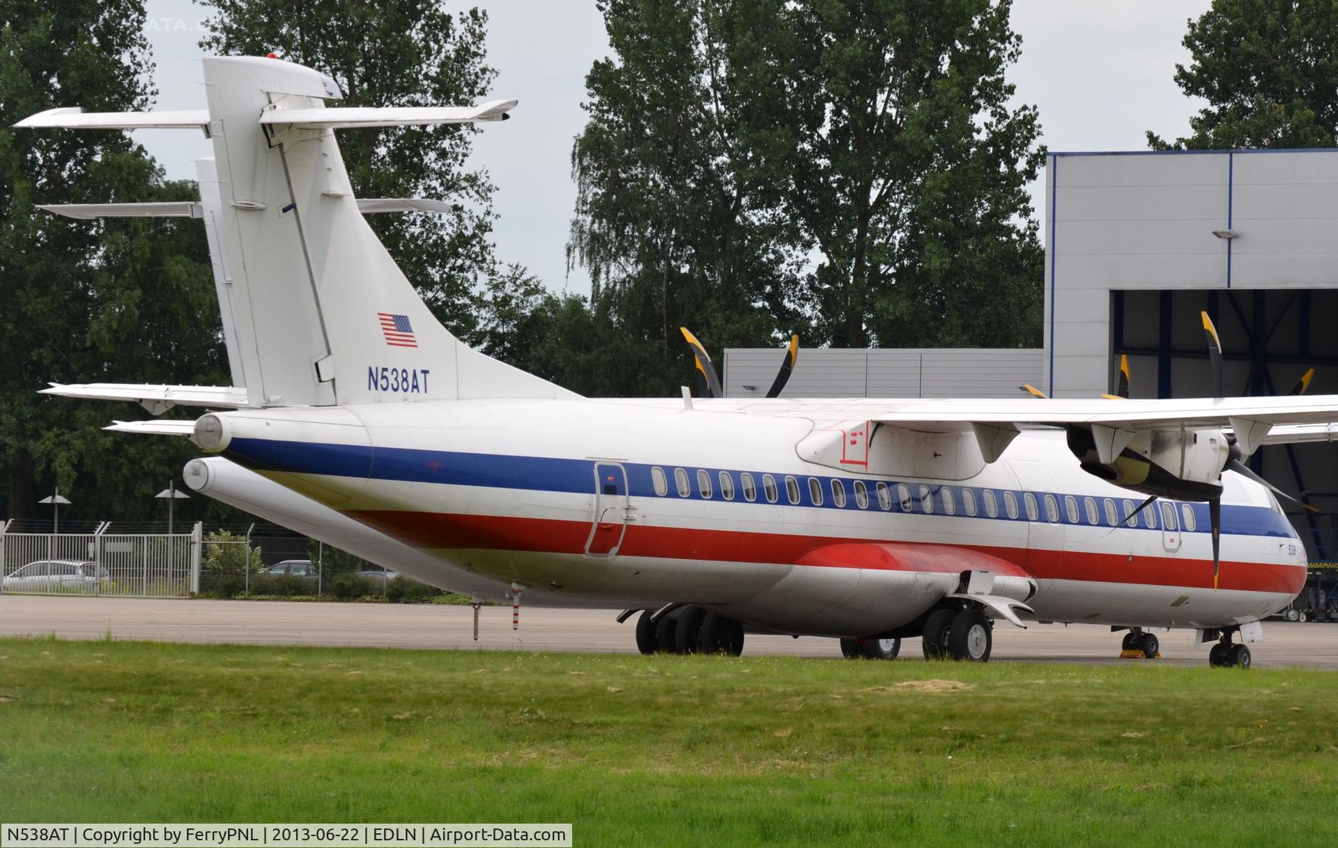 N538AT, 1997 ATR 72-212A C/N 538, Ex American Eagle ATR72 in MGL.