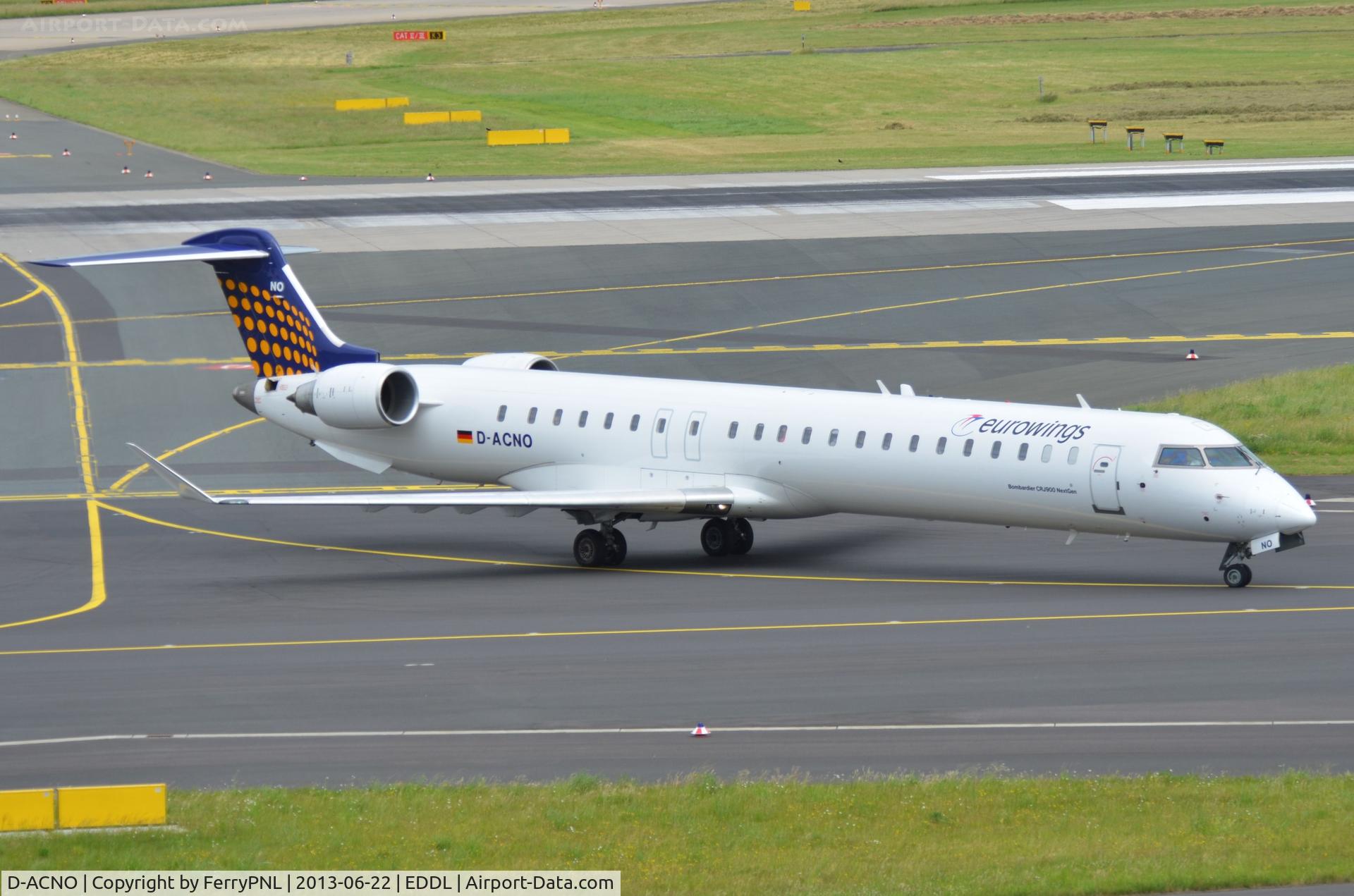 D-ACNO, 2010 Bombardier CRJ-900 NG (CL-600-2D24) C/N 15255, CL900 just vacated the runway