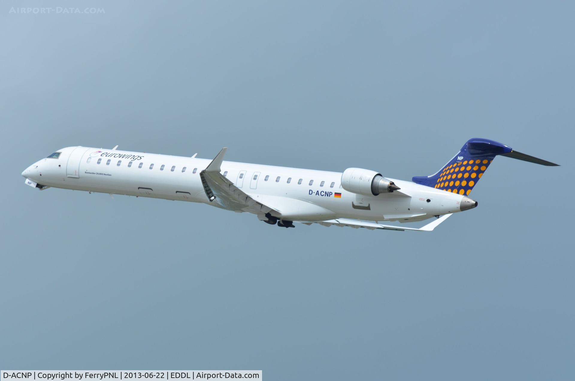 D-ACNP, 2010 Bombardier CRJ-900LR (CL-600-2D24) C/N 15259, LHC CL900 take-off