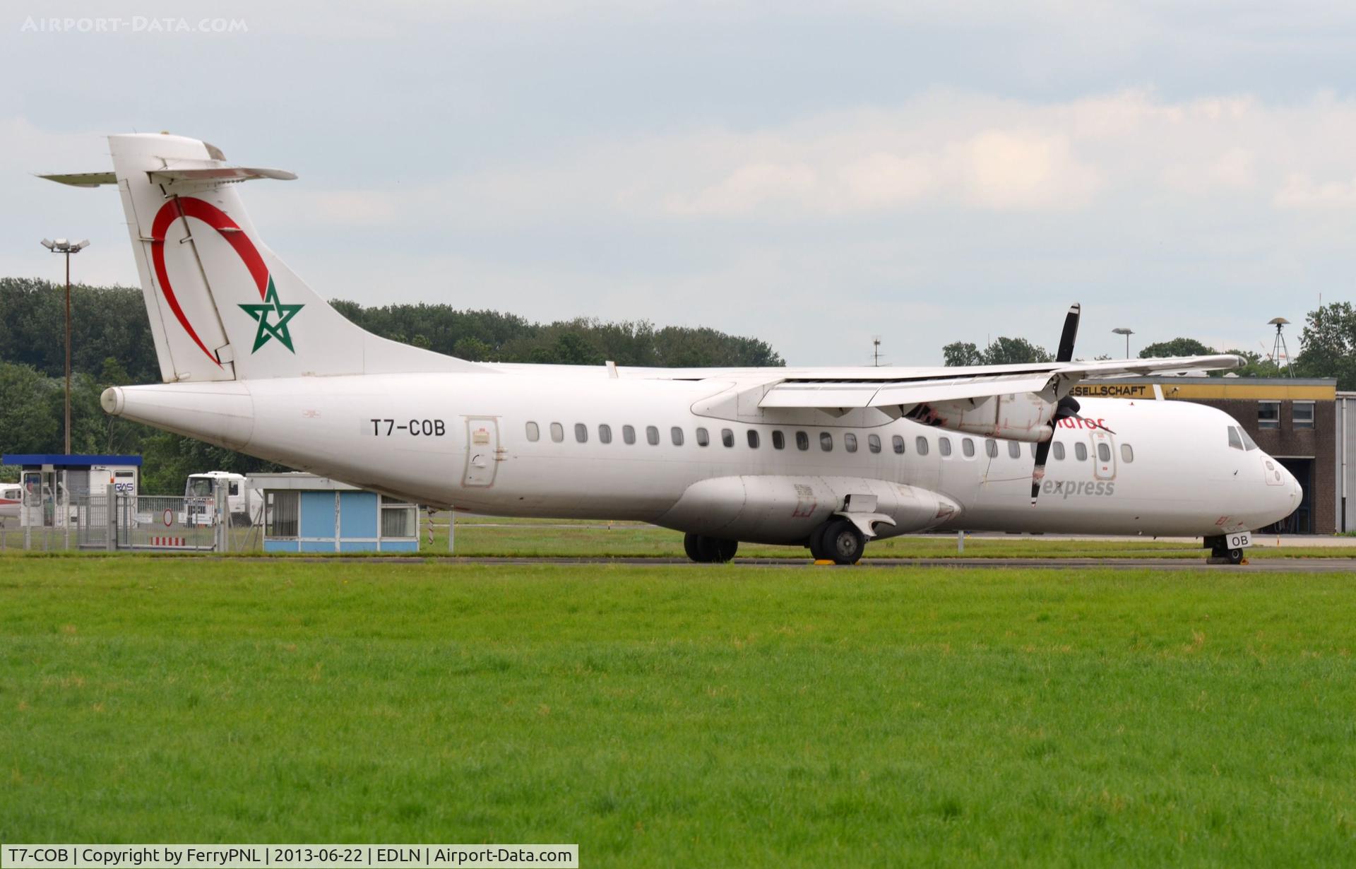 T7-COB, 1995 ATR 72-202 C/N 444, Ex Marocan ATR72 awaiting a new operator in MGL