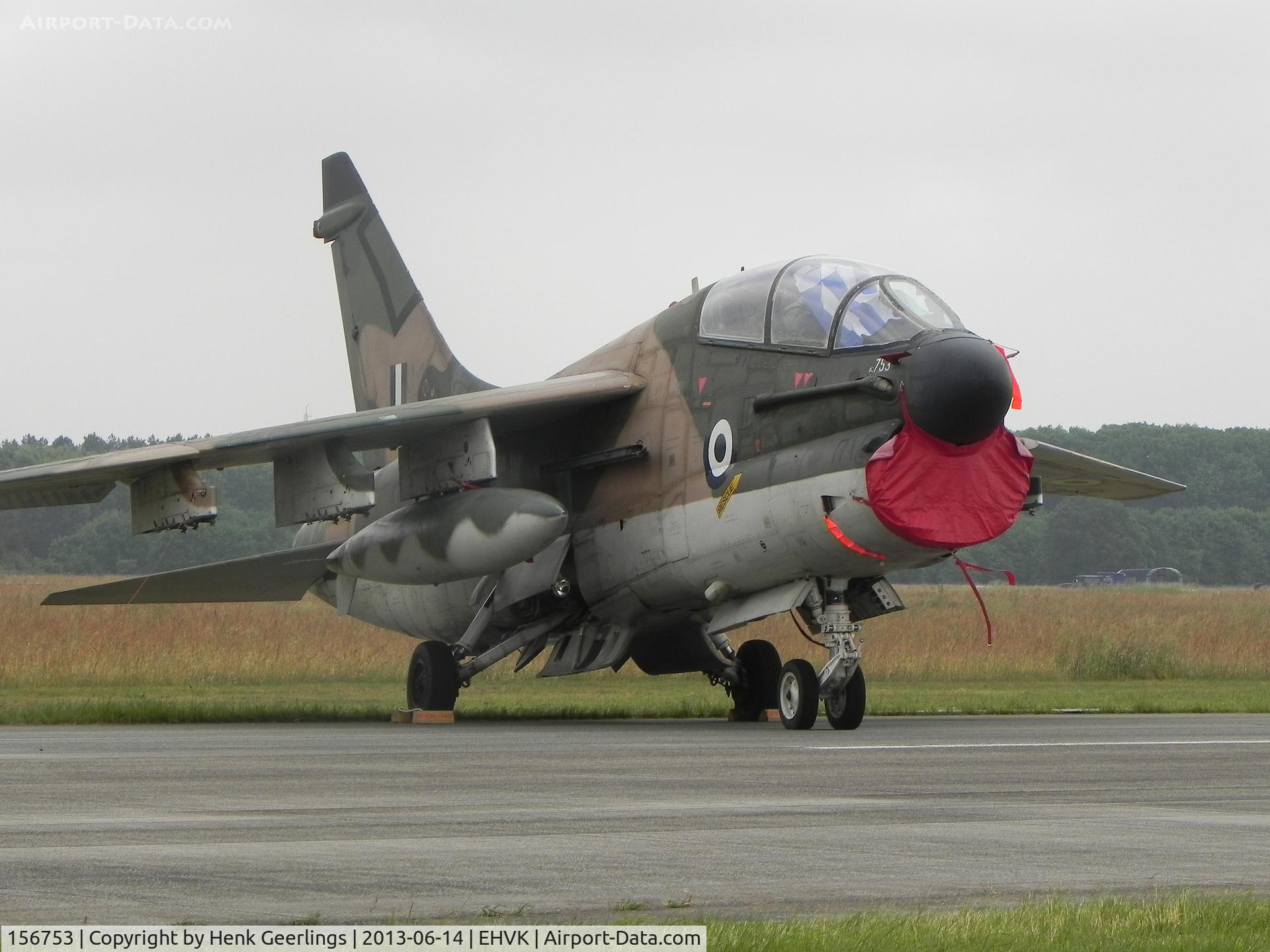 156753, LTV TA-7C Corsair II C/N E-020, Airforcedays , 14/15 June  2013 at Volkel AFB ; Hellenic AF 