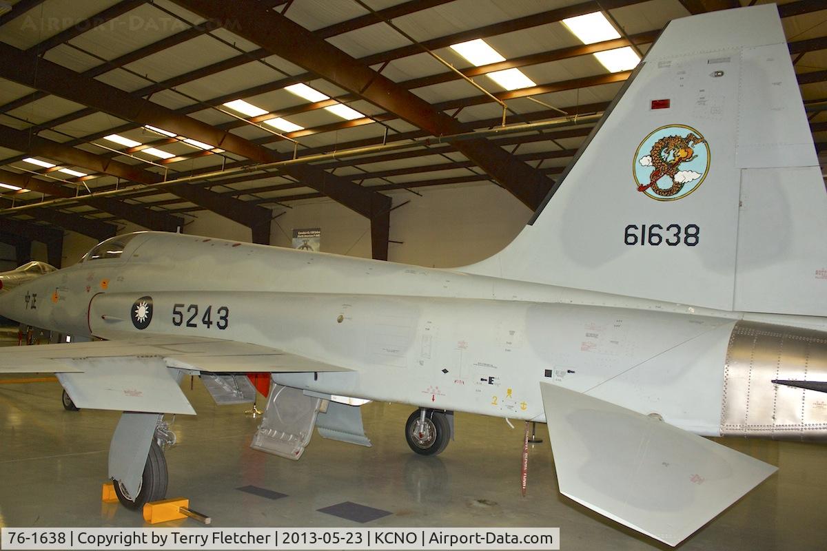76-1638, Northrop F-5E Tiger II C/N V.1143, At Yanks Air Museum , Chino