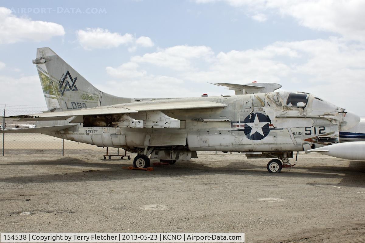 154538, LTV A-7B Corsair II C/N B-178, At Yanks Air Museum , Chino