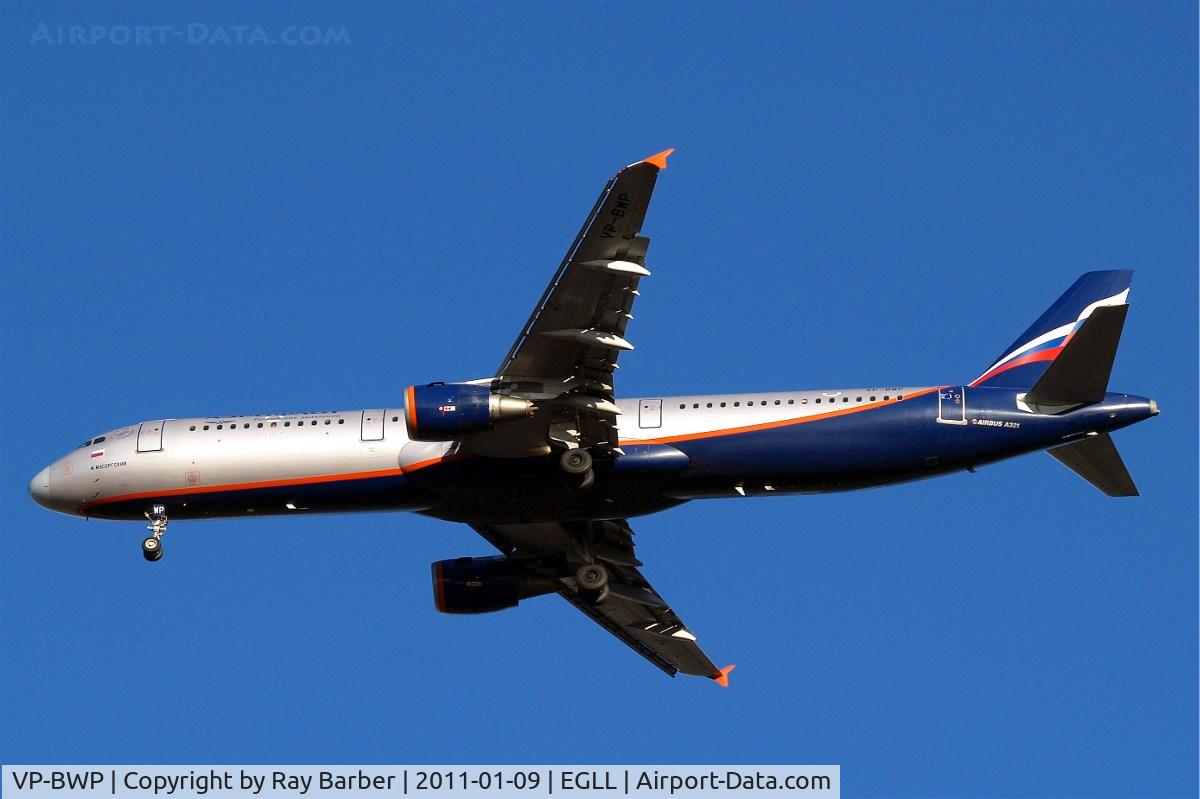 VP-BWP, 2004 Airbus A321-211 C/N 2342, Airbus A321-211 [2342] (Aeroflot Russian Airlines) Home~G 09/01/2011