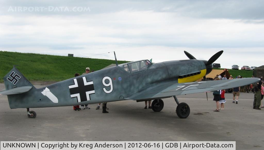 UNKNOWN, Miscellaneous Various C/N unknown, An unknown and probably not airworthy German WWII plane at the 2012 Ray Fagen Memorial Airshow.
