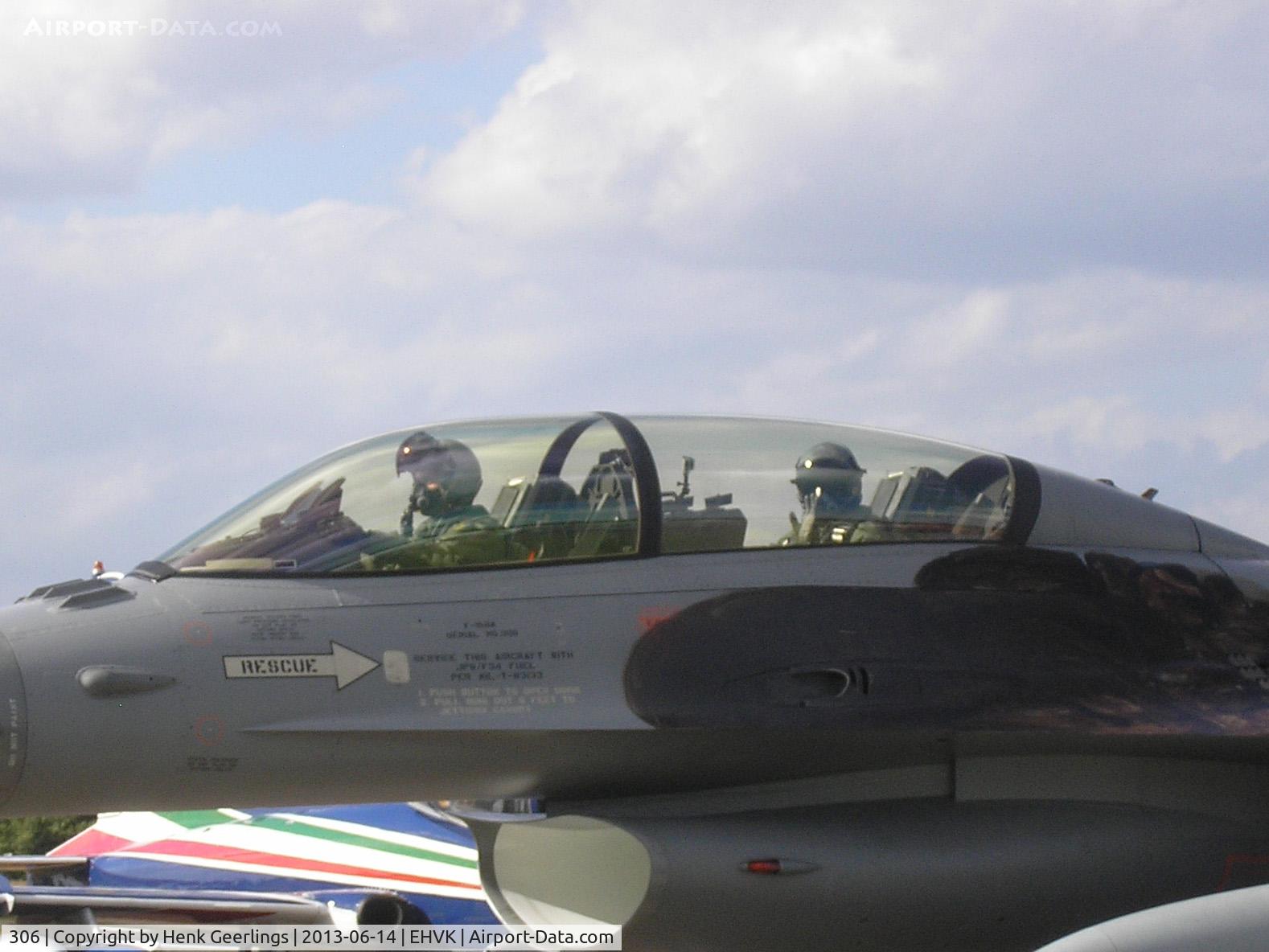 306, 1978 General Dynamics F-16BM Fighting Falcon C/N 6L-06, Airforcedays , 14/15 June  2013 at Volkel AFB

Norwegian Airforce , F-16