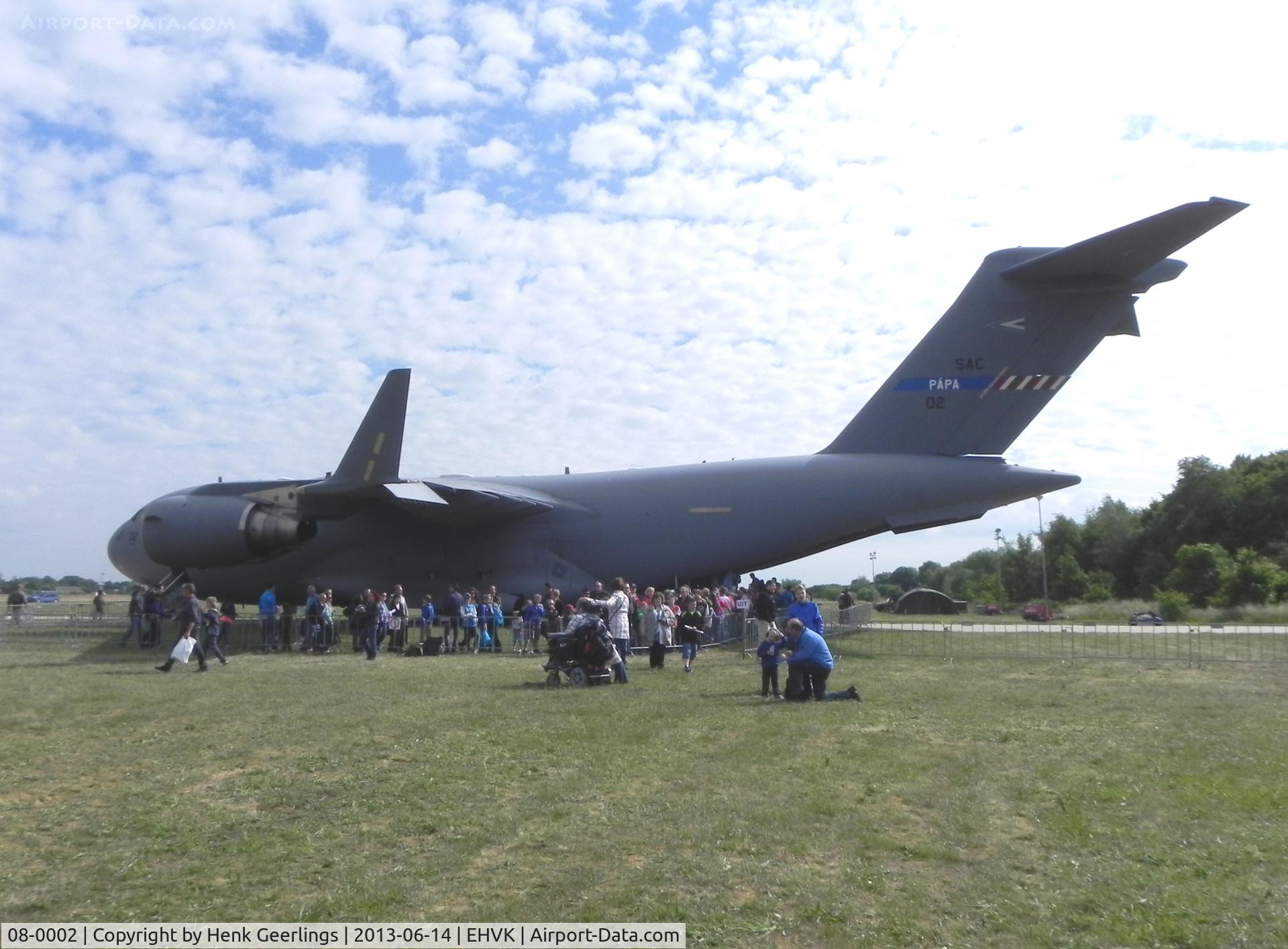 08-0002, 2009 Boeing C-17A Globemaster III C/N F-210, Airforcedays , 14/15 June  2013 at Volkel AFBC-17  , NATO