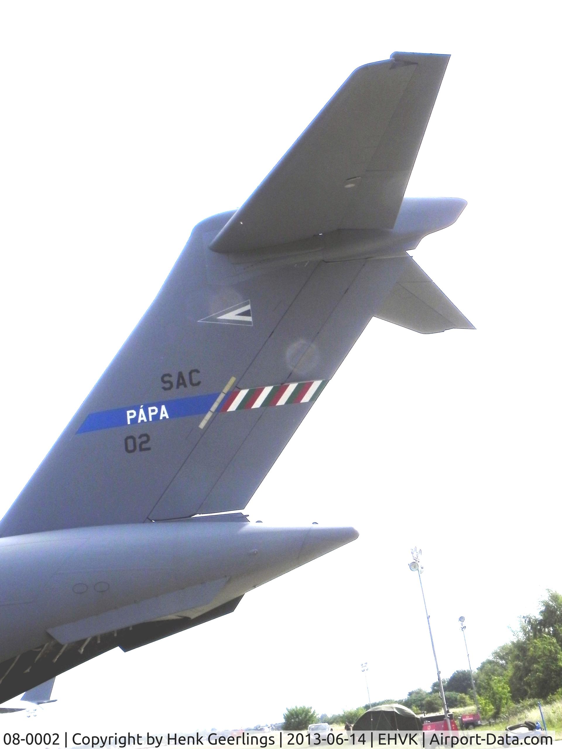 08-0002, 2009 Boeing C-17A Globemaster III C/N F-210, Airforcedays , 14/15 June  2013 at Volkel AFBC-17 NATO