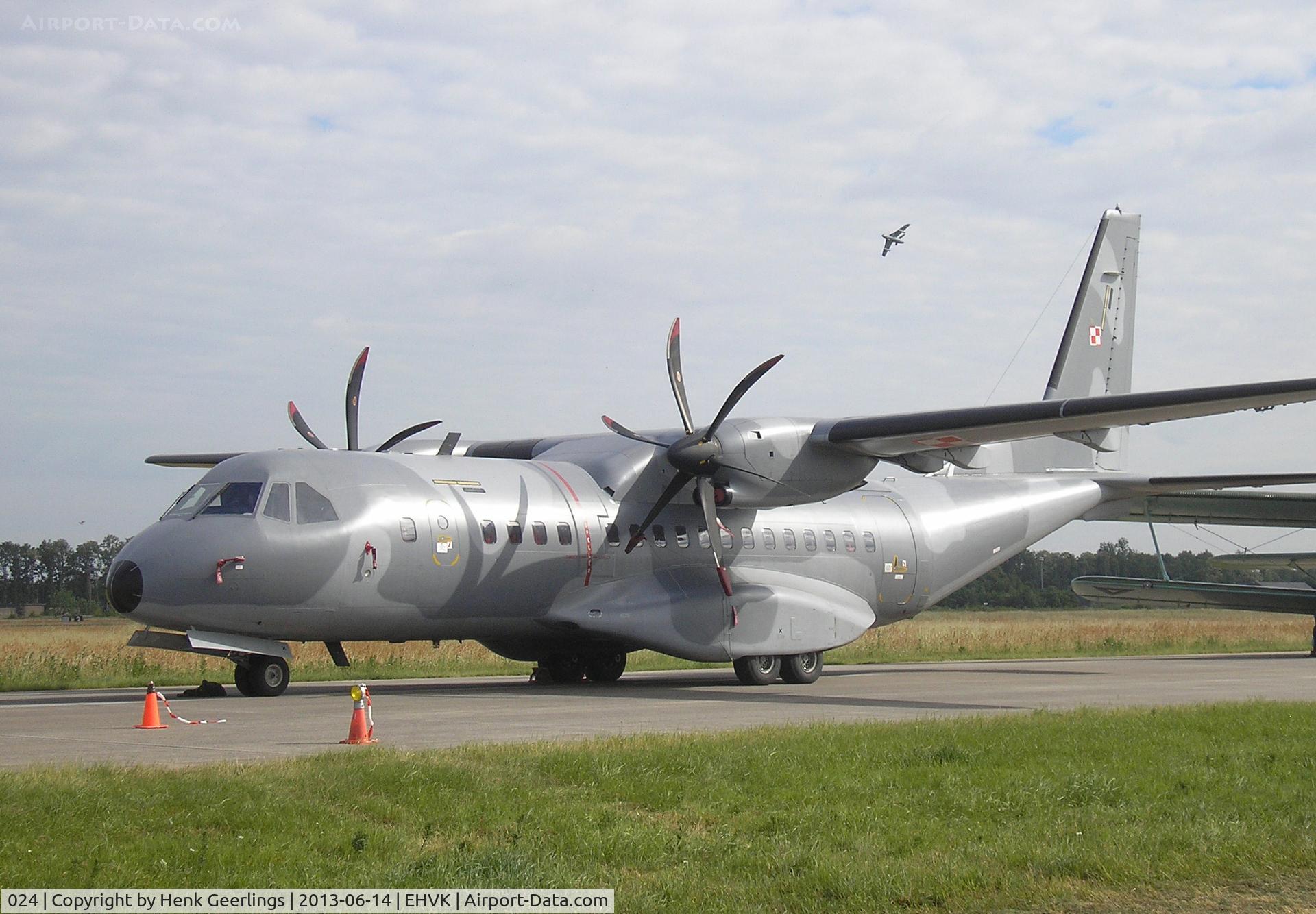 024, 2006 CASA C-295M C/N S-024, Airforcedays , 14/15 June  2013 at Volkel AFB ; Polish AF 