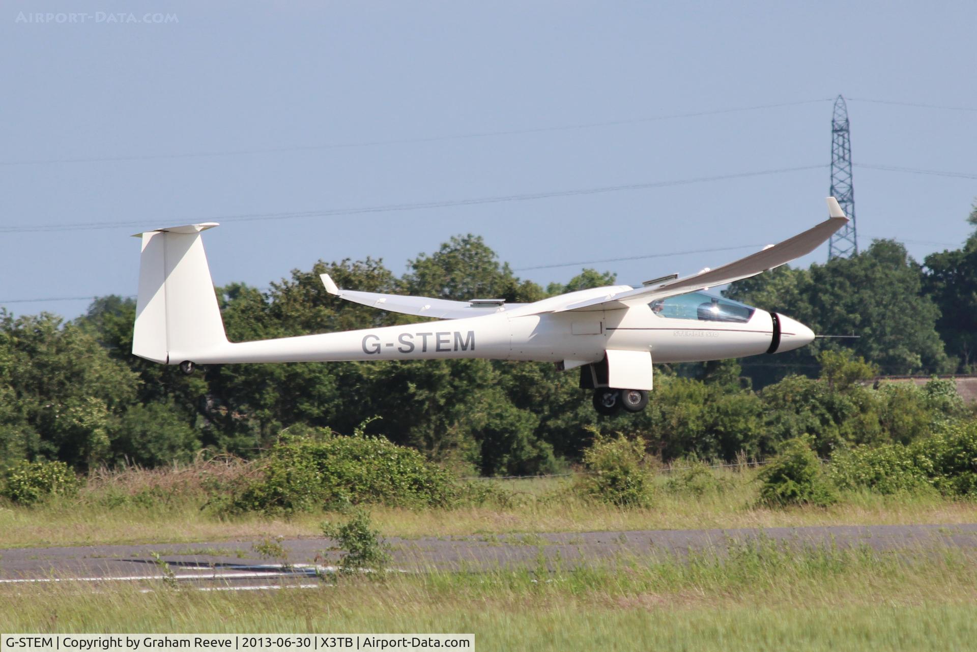 G-STEM, 1997 Stemme S-10V C/N 14-027, About to touch down.