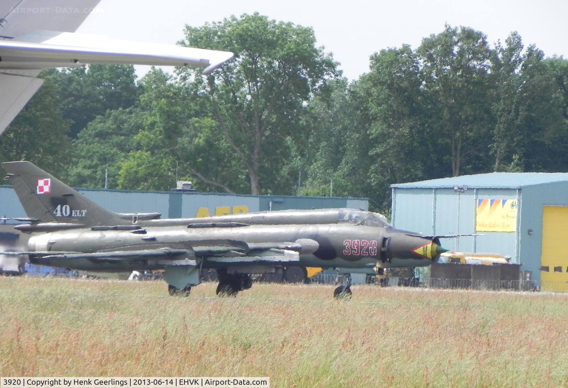 3920, Sukhoi Su-22M-4 C/N 37920, Airforcedays , 14/15 June  2013 at Volkel AFB ; Polish AF