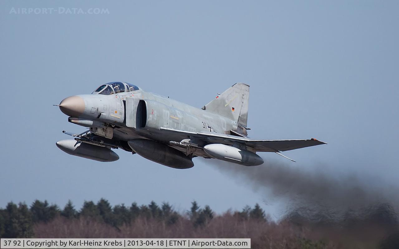 37 92, 1972 McDonnell Douglas F-4F Phantom II C/N 4581, German Air Force