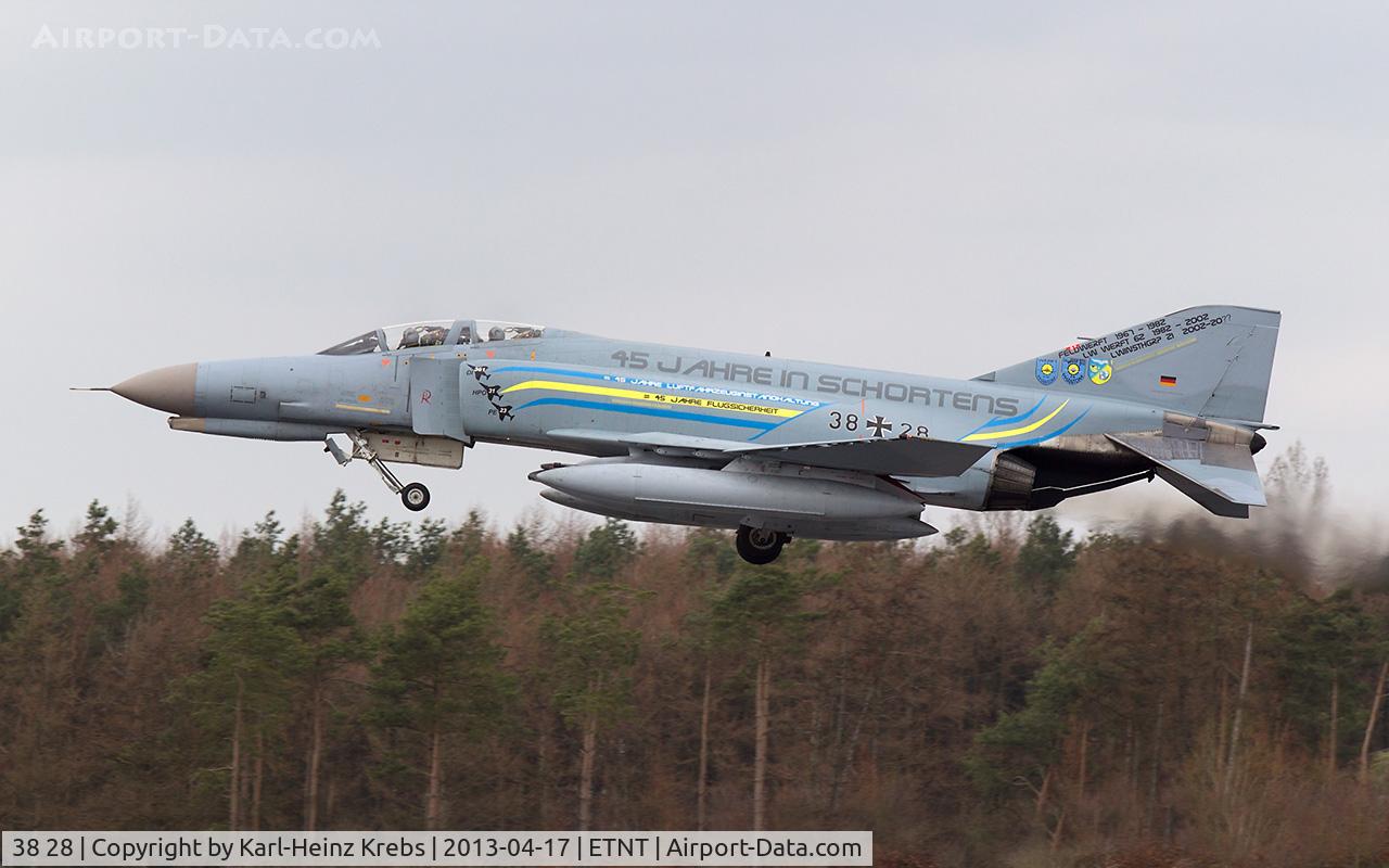 38 28, 1972 McDonnell Douglas F-4F Phantom II C/N 4689, German Air Force
