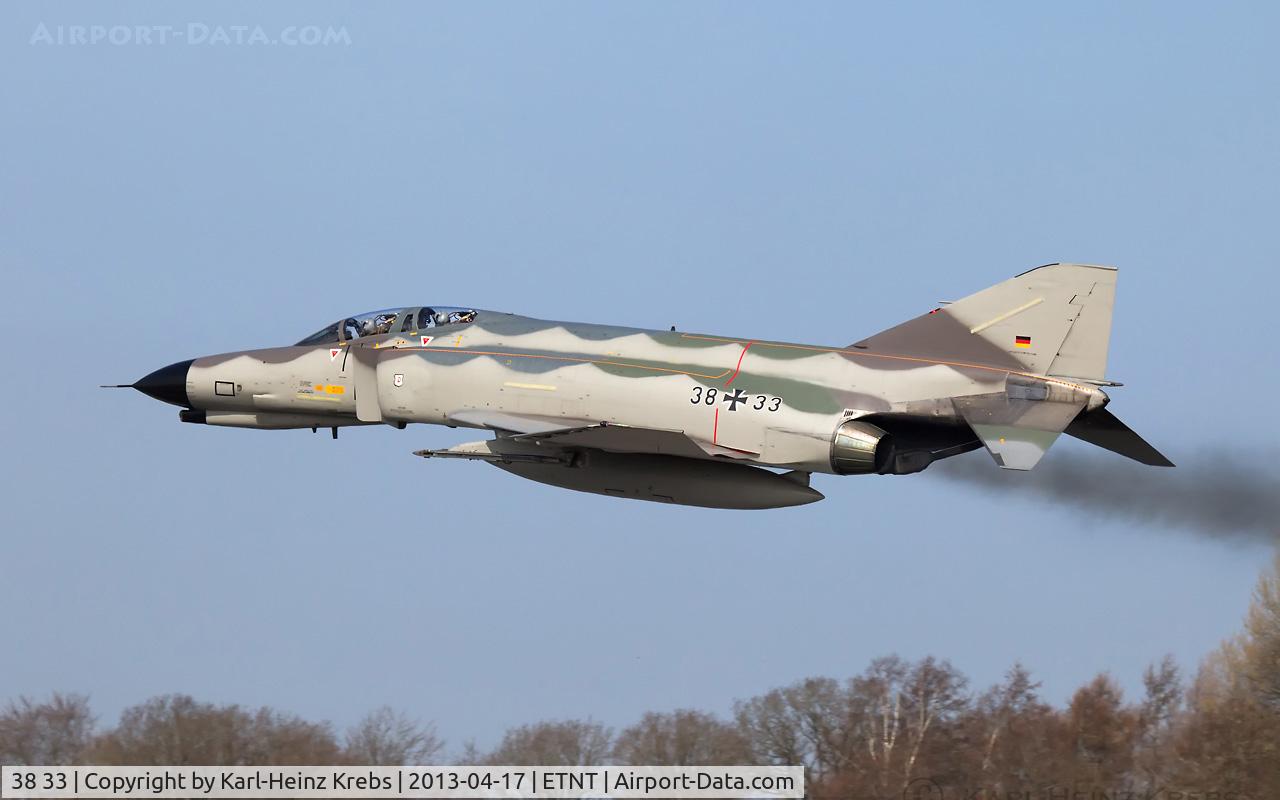 38 33, 1972 McDonnell Douglas F-4F Phantom II C/N 4704, German Air Force