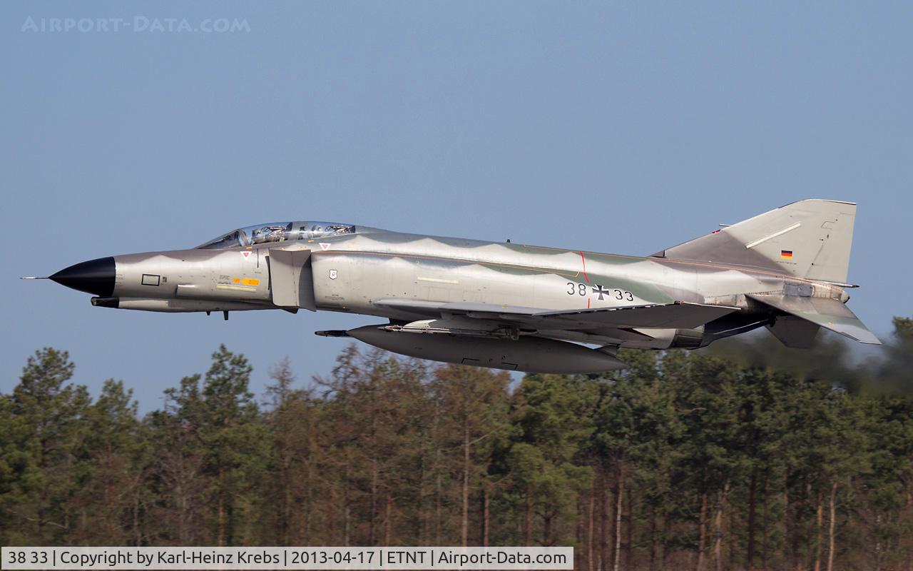 38 33, 1972 McDonnell Douglas F-4F Phantom II C/N 4704, German Air Force